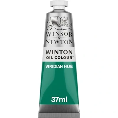 Image of Winsor and Newton Winton Oil Colour 37ml 43 Viridian Hue (Tube)