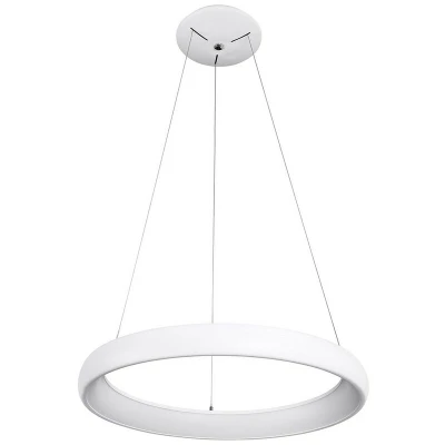 Image of Italux Lighting Modern Led Hanging Pendant White, Warm White 3000K 2750lm