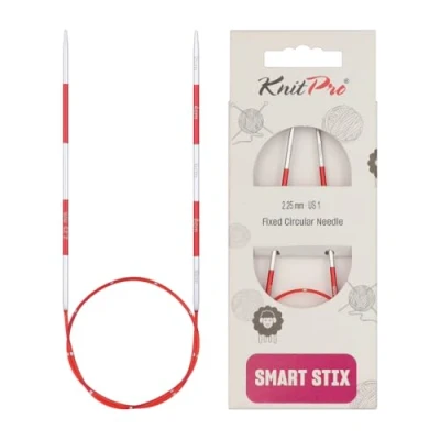Image of KnitPro KP42042 Knitting Pins: Circular, Red, 40cm x 2.25mm