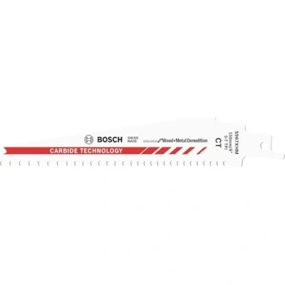 Image of Bosch Professional sabre saw Blade S 967 XHM Endurance for Wood and Metal Demolition (Length 150 mm, accessories)