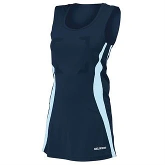 Image of Gilbert Eclipse II Netball Dress (Navy/Sky, 12)