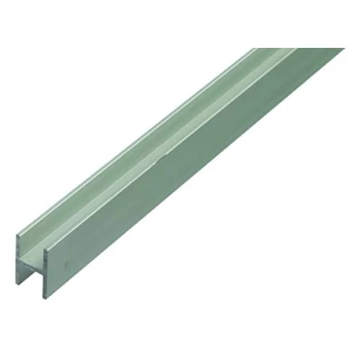 Image of Alberts 473952 H Profile Aluminium Anodised Silver 1000 x 13.5 22 mm