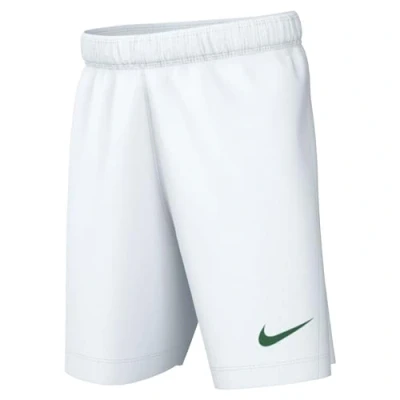 Image of NIKE Boys Dri fit Park 3 Shorts, White/Pine Green, XS EU
