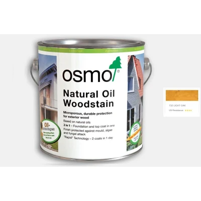 Image of Osmo Natural Oil Woodstain 125ml Light Oak 732