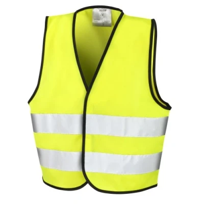 Image of Result Core Kids Unisex Hi Vis Safety Vest (7 9) (Fluorescent Yellow)