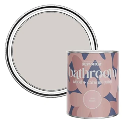 Image of Rust Oleum Purple Moisture Resistant Bathroom Wood and Cabinet Paint in Matt Finish BABUSHKA 750ML