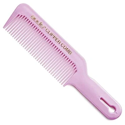 Image of Andis Clipper Comb with Sharp Edges and Precise Cuts Easy Grip Handle, Premium Grade for Men Women Curly Hair Beard &amp; Comb, Painless Smooth, Care Detangling Pink