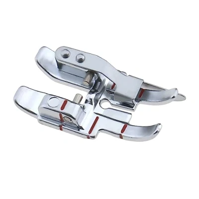 Image of OTOTEC Quilting Presser Foot Replacement 820924096 Compatible with Pfaff Group B C D E F G J K 1/4&quot; Right Edge Guide Patchwork