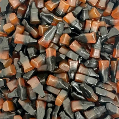 Image of Liquorice Cola Bottles 700g Re Sealable Pouch by The Gourmet Sweet Company