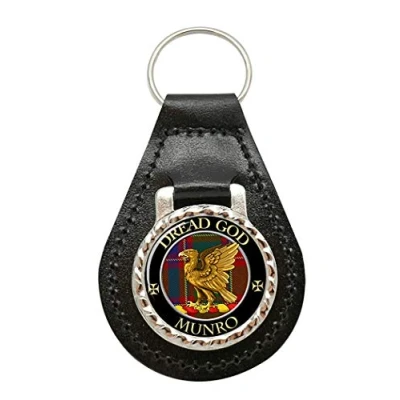 Image of Munro Scottish Clan Leather Key Fob