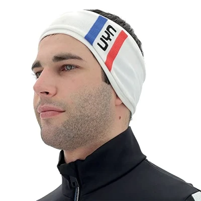 Image of UYN O102152 NATYON PEAK Head band Unisex White 2