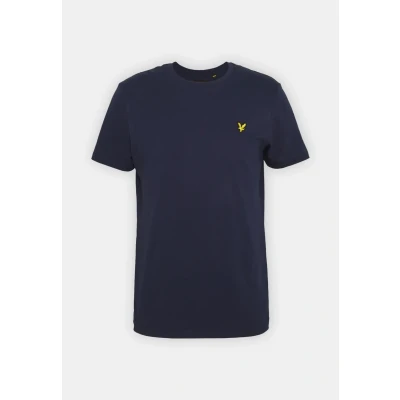 Image of Lyle &amp; Scott Plain Basic Tshirt, Men&#039;s, Size: Large, Navy