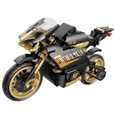 Image of Motorbike Model Kit for Ducati, 832 Pieces Motorcycle Building Set and Construction Toy, Collection Technology Racing Kits Compatible with Major Brands