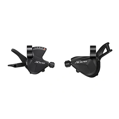Image of SHIMANO MTB ALIVIO M3100 Right Shifter 2x9V Black (Pair)