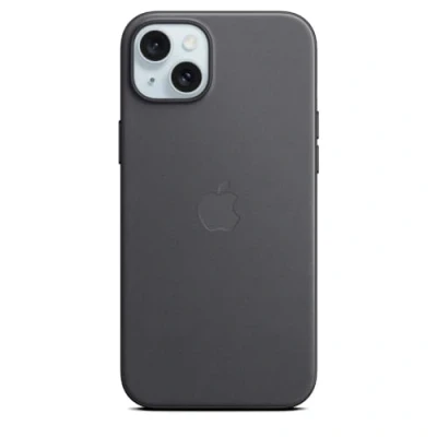 Image of Apple MagSafe Textiel Back Cover Black iPhone 15 Plus