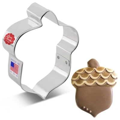 Image of Ann Clark Cookie Cutters Large Acorn Cutter, 8.9 cm