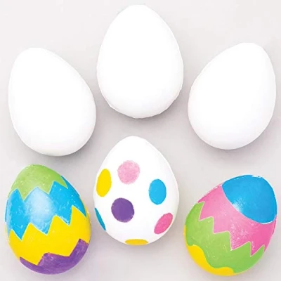 Image of Baker Ross AT495 Design Your Own Squeezy Eggs Pack of 6, Novelty Toys for Children, Perfect Party, Loot or Prize Bag Filler