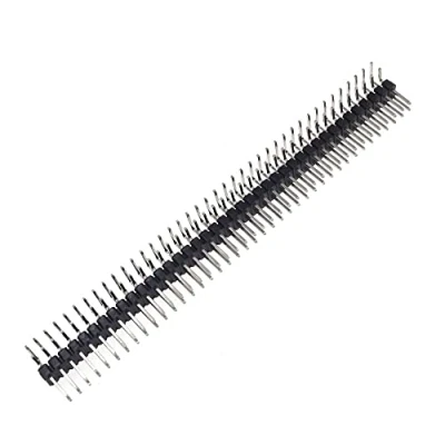 Image of 10PCS Right Angle Single Double Row 40 pin 2mm 2.54mm Male Header for Breadboard (Double bend 2.0)