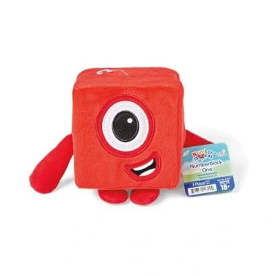 Image of Learning Resources Numberblock One Plush Toy, Numberblocks Toys for Girls &amp; Boys, Soft Toddlers 1 3, Ages 18 Months+