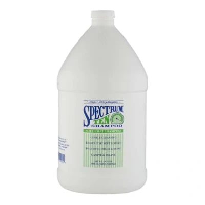 Image of Chris Christensen Spectrum Ten Soft &amp; Smooth Coat Dog Shampoo Gentle Cleansing Sensitive Skin Leaves Silky Restores Colour Shine to Dull and Dry Coats, 3.8L