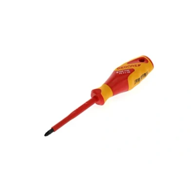 Image of GEDORE VDE Screwdriver Phillips PZ2, 1000 V insulated, Length 210 mm, Tool, 2160 PZ 2, Steel
