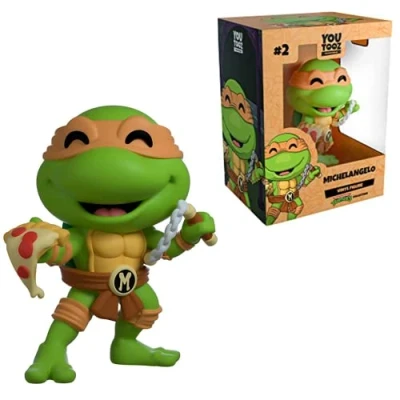 Image of Youtooz Michelangelo Ninja Turtles Collectible, 4.2&quot; Inch TMNT