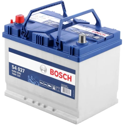 Image of 560013, 560016, 560017 Starter battery BOSCH S4 0 092 S40 270 12V 70Ah 630A B01 Lead acid PEUGEOT: 504 Estate