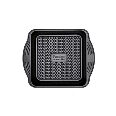Image of Prestige 48228 Aerolift Square Cake Tin, Carbon Steel, Pack of 1