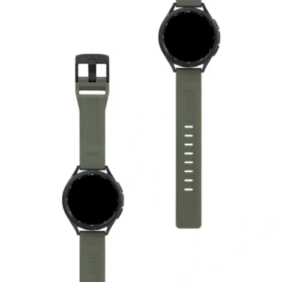 Image of URBAN ARMOR GEAR UAG Designed for Samsung Galaxy Watch 6 40/44mm, Classic 43/47mm Fits 20mm Lug Scout Sporty Silicone Replacement Strap, Foliage Green