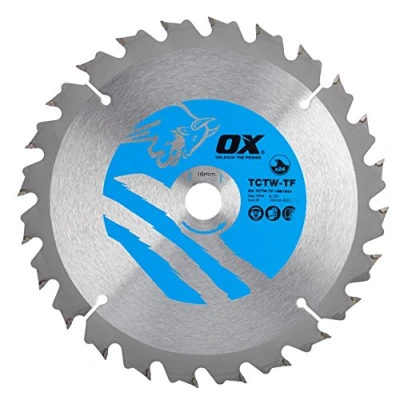 Image of OX Wood Cutting Thin Kerf Circular Saw Blade 165/16mm, 24 Teeth ATB