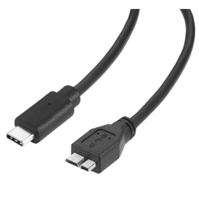 Image of USB C to Micro B 3.0 Cable For Portable Hard Drive/SSD Compatible with Western Digital, WD, Seagate, Lacie, Samsung, Sandisk, Toshiba, Crucial and more TYPE 50CM