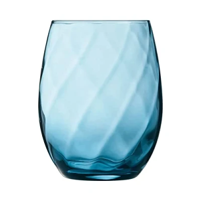 Image of Chef &amp; Sommelier ARC N6675 Arpège Color Tumbler, Water Glass, Juice 360 ml, Krysta Crystal Blue, Pack of 6