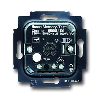 Image of Busch Jaeger 6560U 101 memory touch dimmer insert