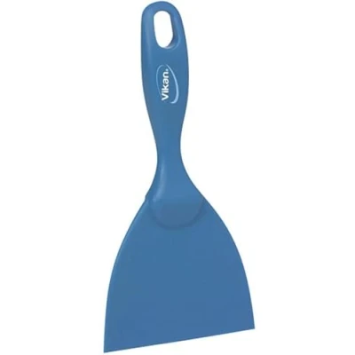Image of Vikan 40613 Plastic Hand Scraper 100 mm blue