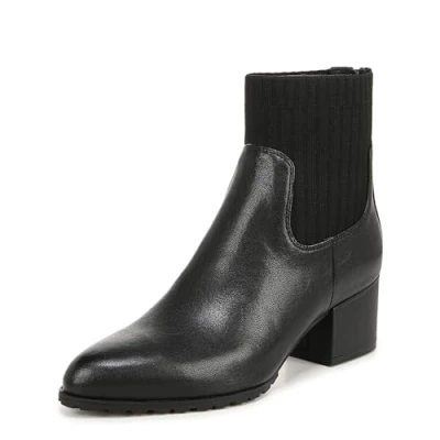 Image of Vionic Women&#039;s Barstow Bootie, Black Leather, 5 UK