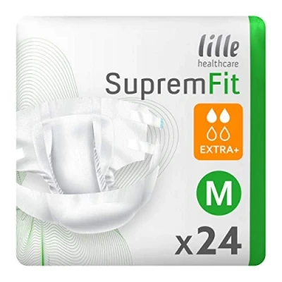 Image of Lille Healthcare Suprem Fit Extra+ Medium (2650ml) 24 Pack Incontinence Protection