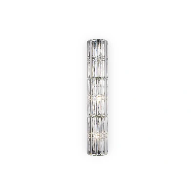 Image of Maytoni Facet Classic 3 Light Wall Lamp Chrome E14