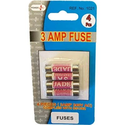 Image of 3 Amp Fuse 4 Pack