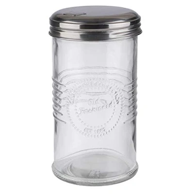 Image of APS Old Fashioned 40510 Sugar Dispenser, Diameter 7.5 cm, Height: 14 Glass, 0.35 Litres, Screw Lid