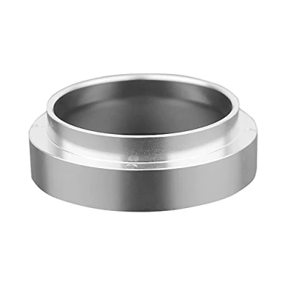 Image of ANCLLO 58mm Espresso Dosing Funnel, Stainless Steel Coffee Ring Compatible with Breville Portafilter Silver