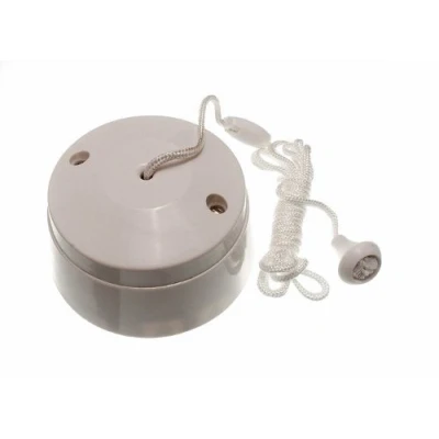 Image of Ceiling Pull Cord Light Switch 5 AMP 2 Way