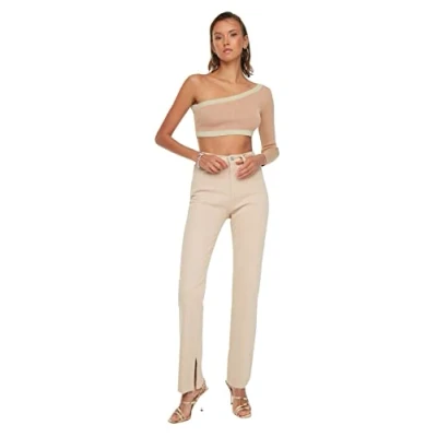 Image of Trendyol Women High Waist Straight Leg Slim fit Jeans
