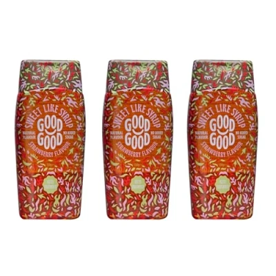 Image of GOOD Sweet Like Syrup Strawberry 3 Pack Keto Friendly Low Carb No Added Sugar (350g)