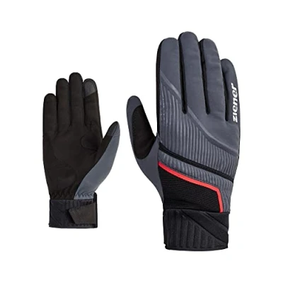 Image of Ziener Men&#039;s ULIC Touch Cross Country Gloves/Nordic/Crosscountry Gloves Over Top Mittens, Ombre, 6.5