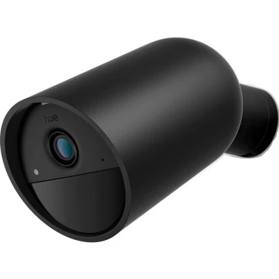 Image of Philips Hue Secure Battery Powered Smart 1080p Home Security Camera, Indoor or Outdoor, Easy to Install, Two Way Talk, Works with Center in the App, Black
