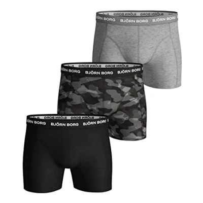 Image of Bjorn Borg Boxers 3Pack Black Grey size M