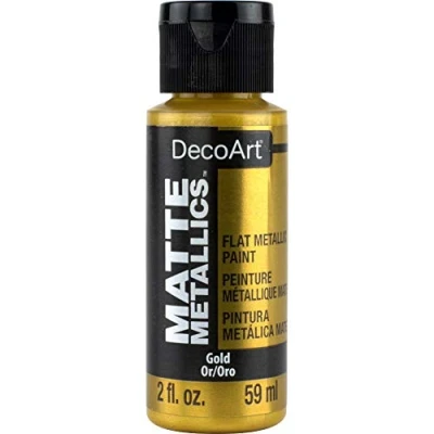 Image of Deco Art Americana Acrylic Matte Metallics 2Oz Gold