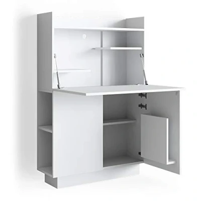 Image of Vicco Secretary desk Alena, White, 85 x 27 cm