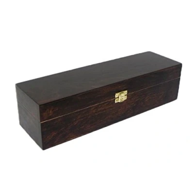 Image of wooden World wine storage box accessories, casket gift Lacquered Dark brown Wenge
