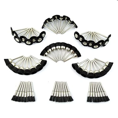 Image of Merryland Bristle Brush Mini Nylon for Dremel 72 Pack, Pen Wheel Cup 24 Pack Each, Polish End Rotary Tool Accessory, RMTA072C3